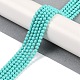 Синтетических нитей бирюзовые бусы G-U004-02N-2