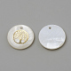Подвески из пресноводных оболочек SHEL-Q010-011G-2