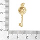 Латунные микропаве прозрачные подвески с фианитом KK-L231-12G-01-3