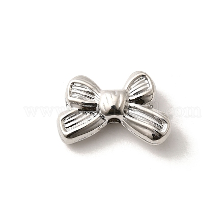 Бусины из сплава с бантом FIND-H015-11P-1