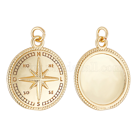 Латунные подвески KK-BC0004-74-1