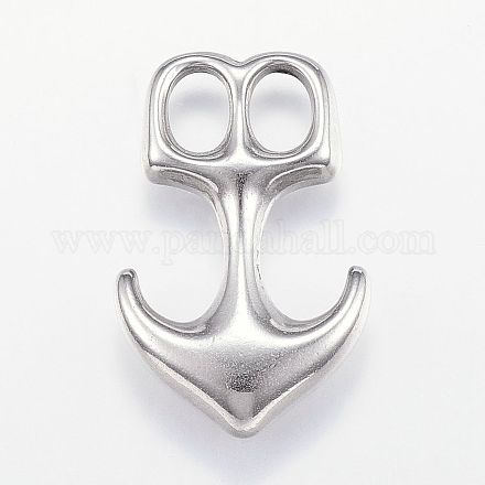Застежки для кожаного шнура из нержавеющей стали марки 304 STAS-P124-09P-1
