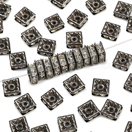 Латунные бусины разделители для поставки стразов RB-A013-7x7-01B-1