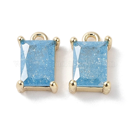 Латунные микро проложить кубического циркония подвески KK-G491-31G-02-1