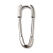 Non-Tarnish 304 Stainless Steel Linking Rings, Safety Pin Shape, Stainless Steel Color, 29x11x2.5mm, Inner Diameter: 7x26mm
