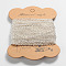 Iron Cable Chains, Textured, Unwelded, Oval, Silver Color Plated, Size: Chains: about 3mm long, 2mm wide, 0.5mm thick