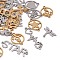 Stainless Steel Links Connectors, Mixed Shapes, Mixed Color, 15~45x6~20x1~1.5mm, Hole: 1~1.5mm