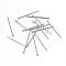 Tarnish Resistant 304 Stainless Steel Flat Head Pins, Stainless Steel Color, 20x0.7mm, Head: 1.5mm