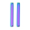 Ion Plating(IP) 304 Stainless Steel Links Connectors, Manual Polishing, Rectangle, Rainbow Color, 40x5x1.5mm, Hole: 1.2mm
