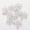 Non-Tarnish 201 Stainless Steel Charms, Flower, Stainless Steel Color, 13x11x1mm, Hole: 1.5mm