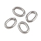 304 Stainless Steel Quick Link Connectors, Oval, Non-Tarnish, Stainless Steel Color, 10x7x1.5mm, Inner Diameter: 6.5x4mm
