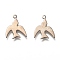 Non-Tarnish 304 Stainless Steel Pendants, Swallow, Stainless Steel Color, 14x11.5x0.4mm, Hole: 1mm