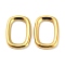 304 Stainless Steel Linking Rings, Rectangle, Real 18K Gold Plated, 14x10x1.5mm, Inner Diameter: 10x16mm