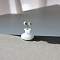 Miniature Glass Vase Bottles, Micro Landscape Garden Dollhouse Accessories, Photography Props Decorations, White, 24x17mm