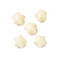 Natural Tagua Beads Jewelry Findings, Star, Nut Beads, Old Lace, 12.5x10x11.5mm, Hole: 1.6mm