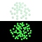 Opaque Luminous Acrylic Beads, Glow in the Dark Beads, Round, Aquamarine, 4mm, Hole: 1mm, about 16666pcs/500g