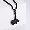 Retro Rock Punk Men's Dragon Head Axe 304 Stainless Steel Pendant Necklaces, Black