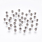 Tarnish Resistant Round 304 Stainless Steel Spacer Beads, Metal Findings for Jewelry Making Supplies, Stainless Steel Color, 4mm, Hole: 1.5mm