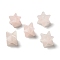 Natural Rose Quartz Beads, No Hole/Undrilled, Merkaba Star, 12.5~13x12.5~13x12.5~13mm