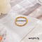 201 Stainless Steel Classic Roman Numeral Rings, Timeless and Fashionable, Inner Diameter: 16~19mm