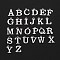 Non-Tarnish 201 Stainless Steel Charms, Laser Cut, Alphabet A~Z, Stainless Steel Color, 12x7~10x1mm, Hole: 1.5mm, 26pcs/set