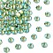 Preciosa® MAXIMA Crystal No Hotfix Flatback Stones, Czech Crystal, Dura Foiling, Round(438 11 615 Chaton Rose), 50520 200 Peridot AB, SS12(3~3.2mm)