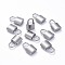 Tarnish Resistant 304 Stainless Steel Pendants, Lock, Stainless Steel Color, 16.7x9.8x5mm, Hole: 6.3x4.5mm
