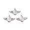 Non-Tarnish 304 Stainless Steel Pendants, Bird Charms, Stainless Steel Color, 20x12x2.5mm, Hole: 1.6mm