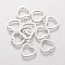 Tarnish Resistant 304 Stainless Steel Charms, Stamping Blank Tag, Heart, Stainless Steel Color, 12.6x11.8x1mm, Hole: 1.5mm