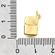 Латунные микро проложить кубического циркония подвески KK-V007-005G-02-3