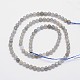 Естественно лабрадорита круглый шарик нити G-I156-01-4mm-2