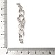 Сердце латунь микропаве из кубического циркония KK-A227-29P-3