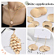 30шт 5 цвета латунные подвески KK-PH0009-57-5