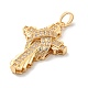 Латунные микро проложить кубического циркония подвески KK-P250-05G-2