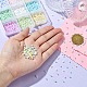 45 г 9-х цветных стеклянных бусин SEED-YW0002-54B-4