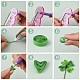 6 цвета рюш бумаги полоски DIY-J001-5mm-39cm-A-4