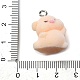 Кулоны из флокированной смолы FIND-S001-01B-3