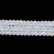 Имитация нефрита гальванических бисер пряди EGLA-A039-J4mm-L05
