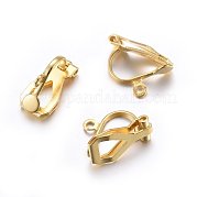 Фурнитура для сережек-клипс из нержавеющей стали 304 STAS-O110-21G
