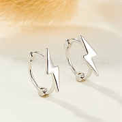 Серьги-кольца с молниями из стерлингового серебра s925 OB5526-8