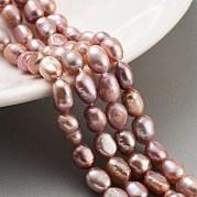 Нити из натурального культивированного пресноводного жемчуга PEAR-P062-29E