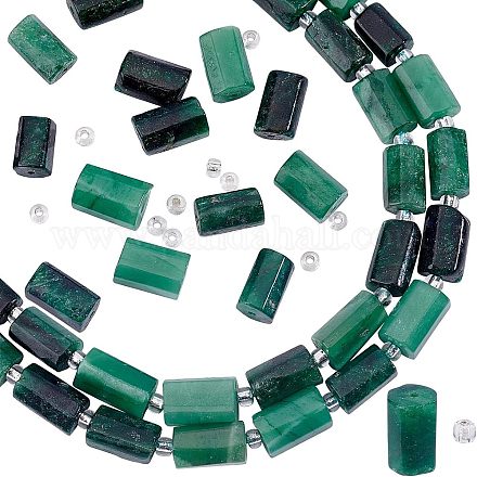2 нити натуральных бусин фуксита нити G-FH0001-63-1