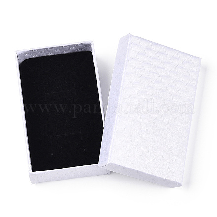 Шкатулки для драгоценностей из фактурного картона с ромбами CBOX-T006-02F-1