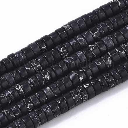 Синтетических нитей бирюзовые бусы TURQ-N215-01A-1