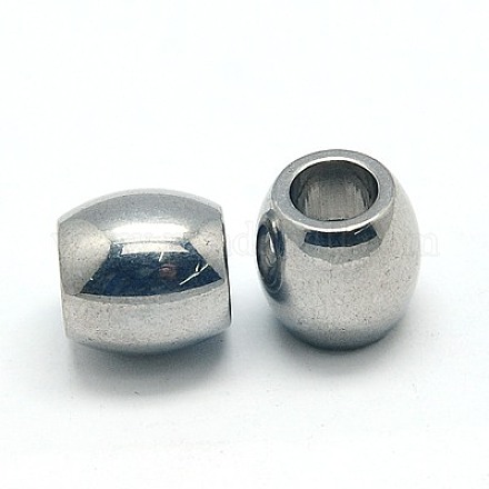 Европейские бусины из нержавеющей стали 304 STAS-E034-4-1