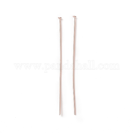 Латунные шпильки с плоской головкой X-KK-WH0058-03D-RG-1