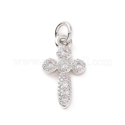 Латунные микро проложить кубического циркония подвески KK-C012-41P-1