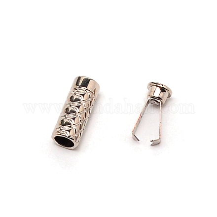 Сплав цинка шнур конец FIND-WH0091-68P-1