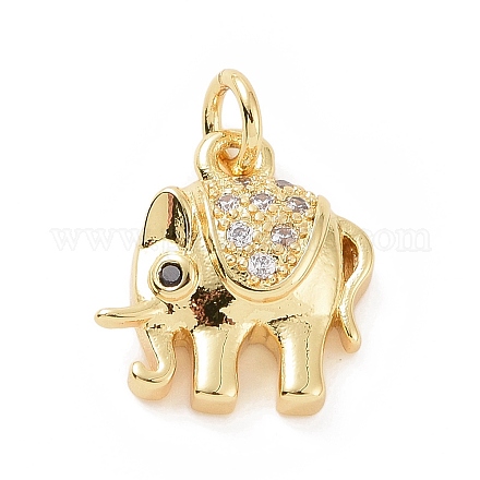 Латунные микро проложить кубического циркония подвески KK-C012-21G-1