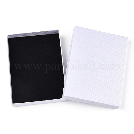 Шкатулки для драгоценностей из фактурного картона с ромбами CBOX-T006-01F-1